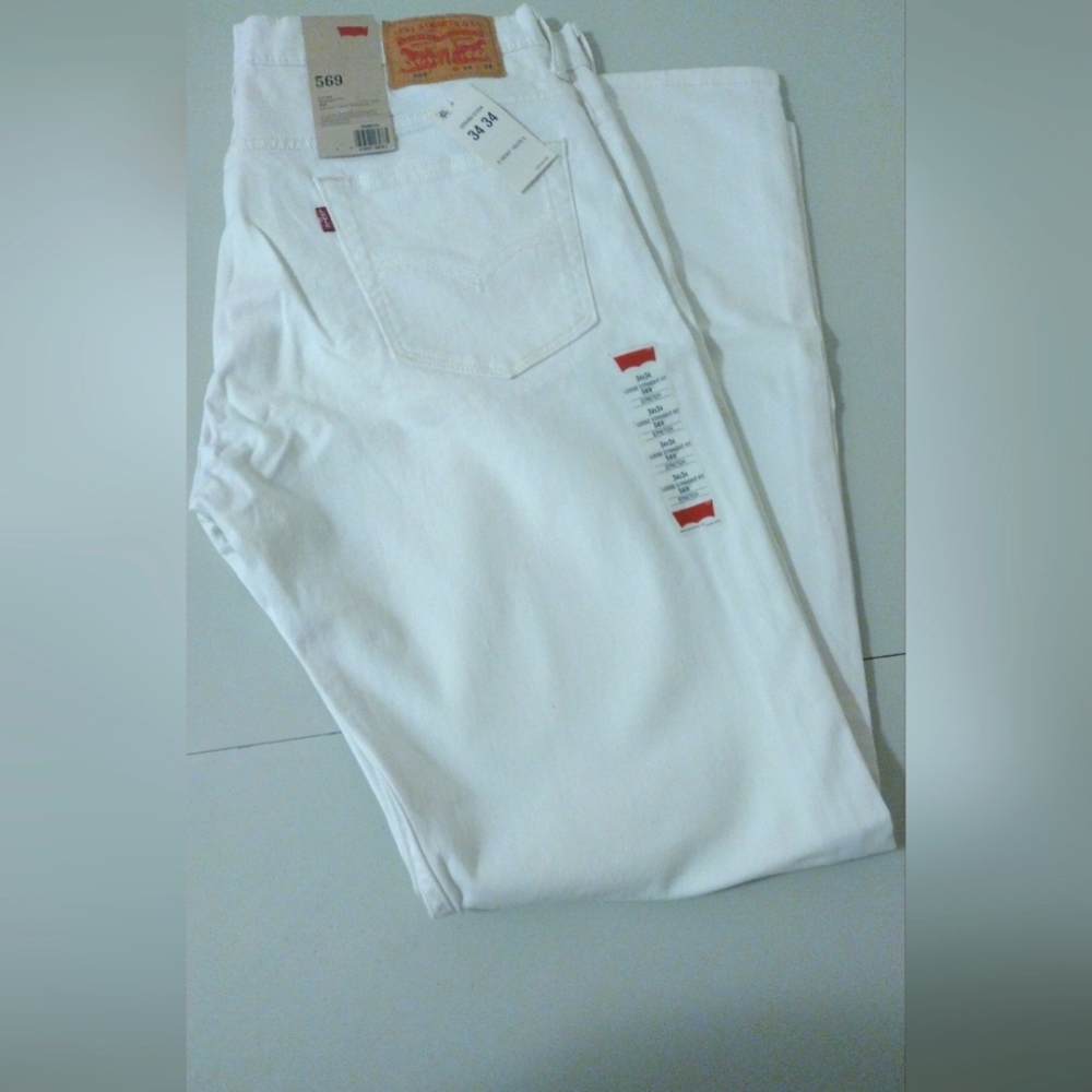 Levi's Men's White Jeans